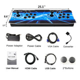 GWALSNTH 3D Pandora Box 18S Pro Arcade Games Console, 10000 in 1 HD Video Games Machine,Plug and Play Games ,WiFi Function