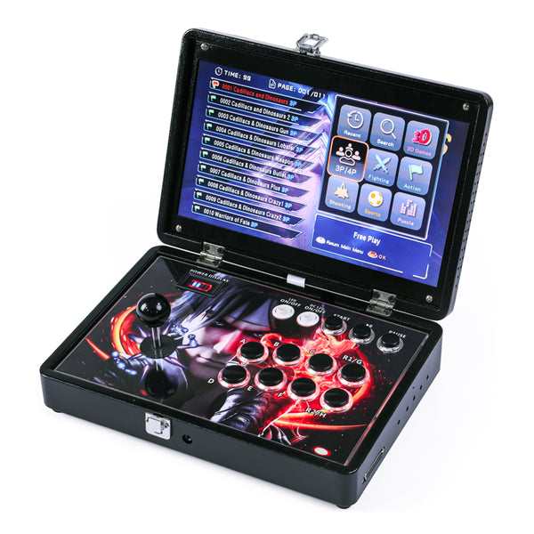 GWALSNTH 3D Pandora Box Portable 40S Arcade Games Console 26800 in 1 Pandora Games with 14-inch HD Play Video Game Machine