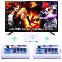 GWALSNTH 26800 in 1 Wireless Pandora Box 40S Bluetooth Arcade Games Console,1280X720 Display,3D Games,Search/Save 1-4 Players