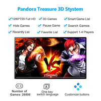 GWALSNTH 26800 in 1 Pandora Box 40S Arcade Games Console, Plug and Play Video Games,1280X720 Display, 3D Games,Support 4 Players