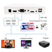 GWALSNTH 26800 in 1 Wireless Pandora Box 40S Bluetooth Arcade Games Console,1280X720 Display,3D Games,Search/Save 1-4 Players