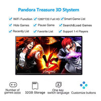 GWALSNTH 8000 Games in 1 Pandora's Box with WiFi Arcade Game Console, 3D Games,1280x720 Full HD,Support 4 Players,Search/Hide
