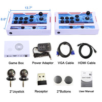 GWALSNTH 26800 in 1 Wireless Pandora Box 40S Bluetooth Arcade Games Console,1280X720 Display,3D Games,Search/Save 1-4 Players