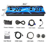 GWALSNTH 3D Pandora Box 18S Pro Arcade Games Console, 10000 in 1 HD Video Games Machine,Plug and Play Games ,WiFi Function